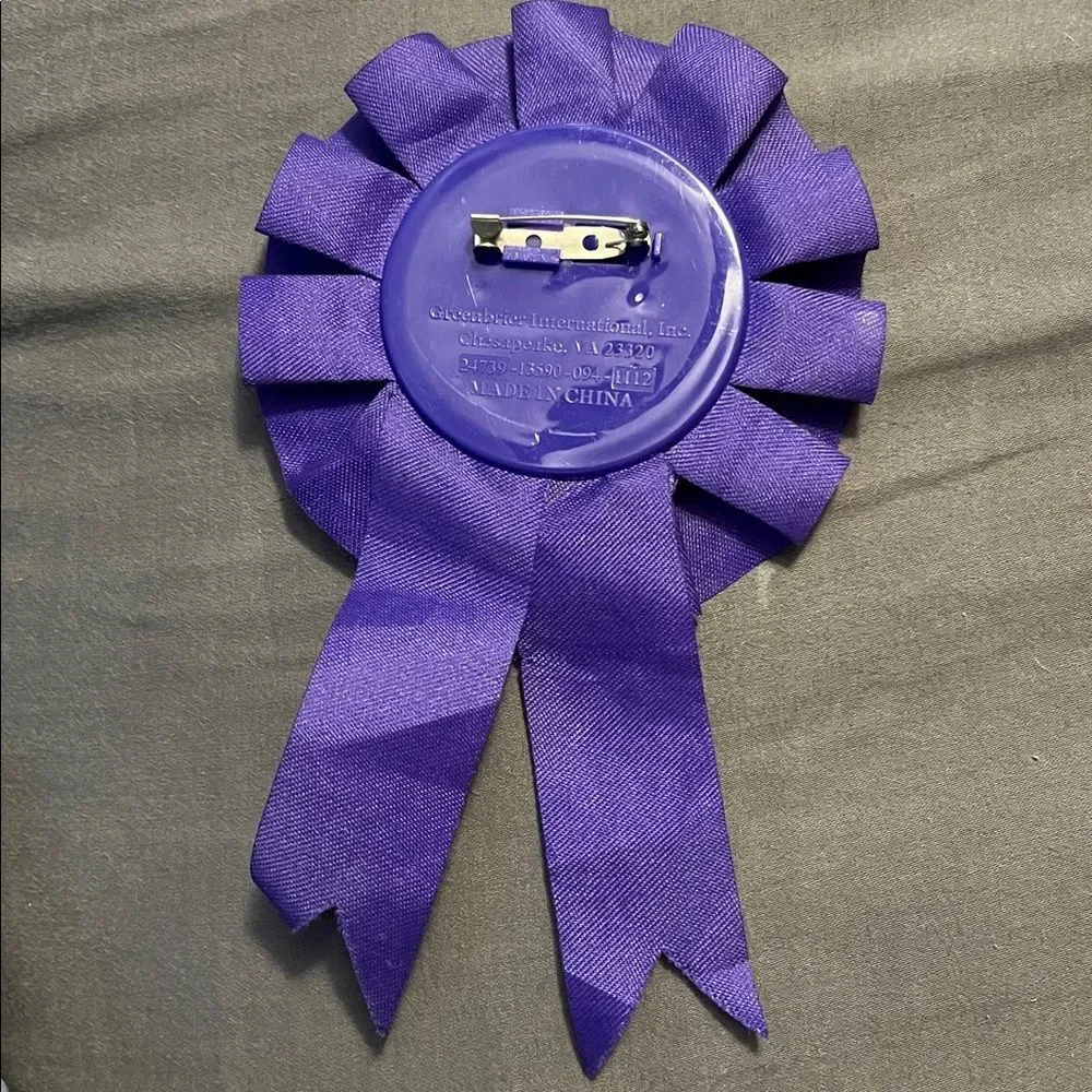 Aged to perfection Purple birthday party Celebration Badge party special guest